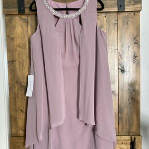 New with tags, Size 16 Azazie Dusk (purplish) formal dress.